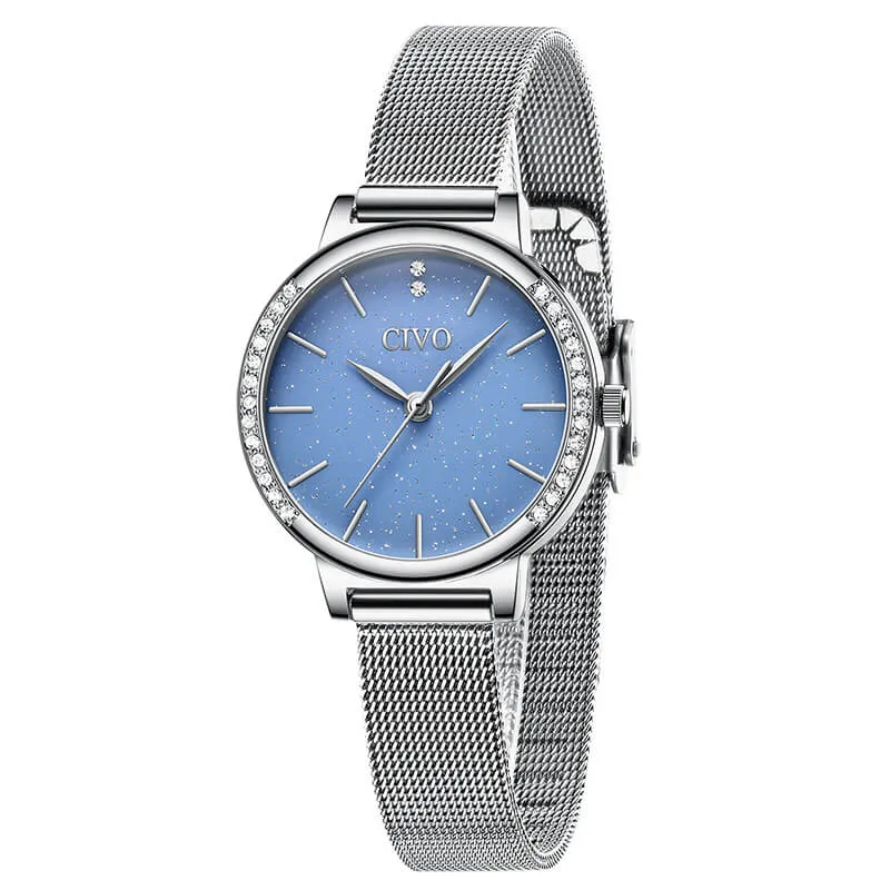 8115C | Quartz Women Watch | Mesh Band