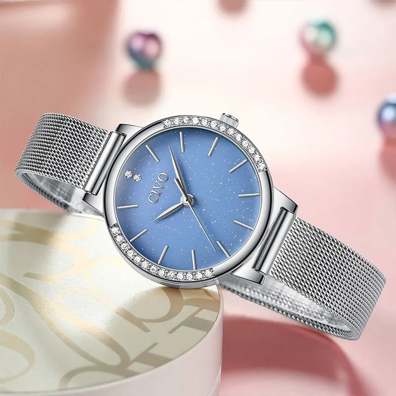 8115C | Quartz Women Watch | Mesh Band