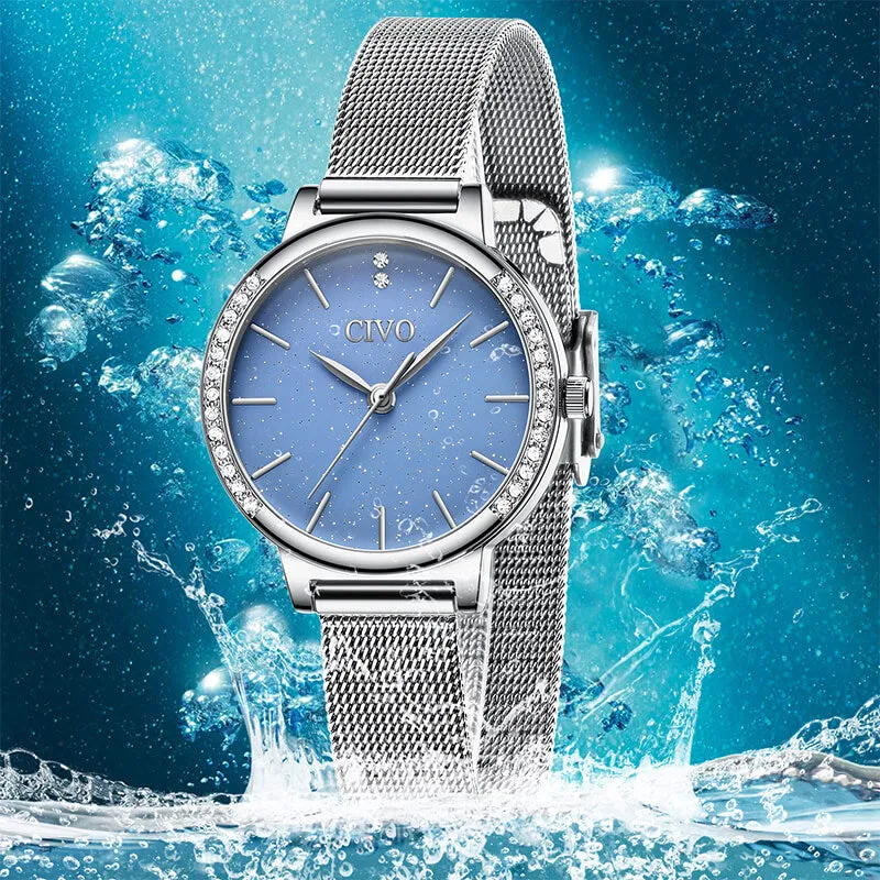 8115C | Quartz Women Watch | Mesh Band