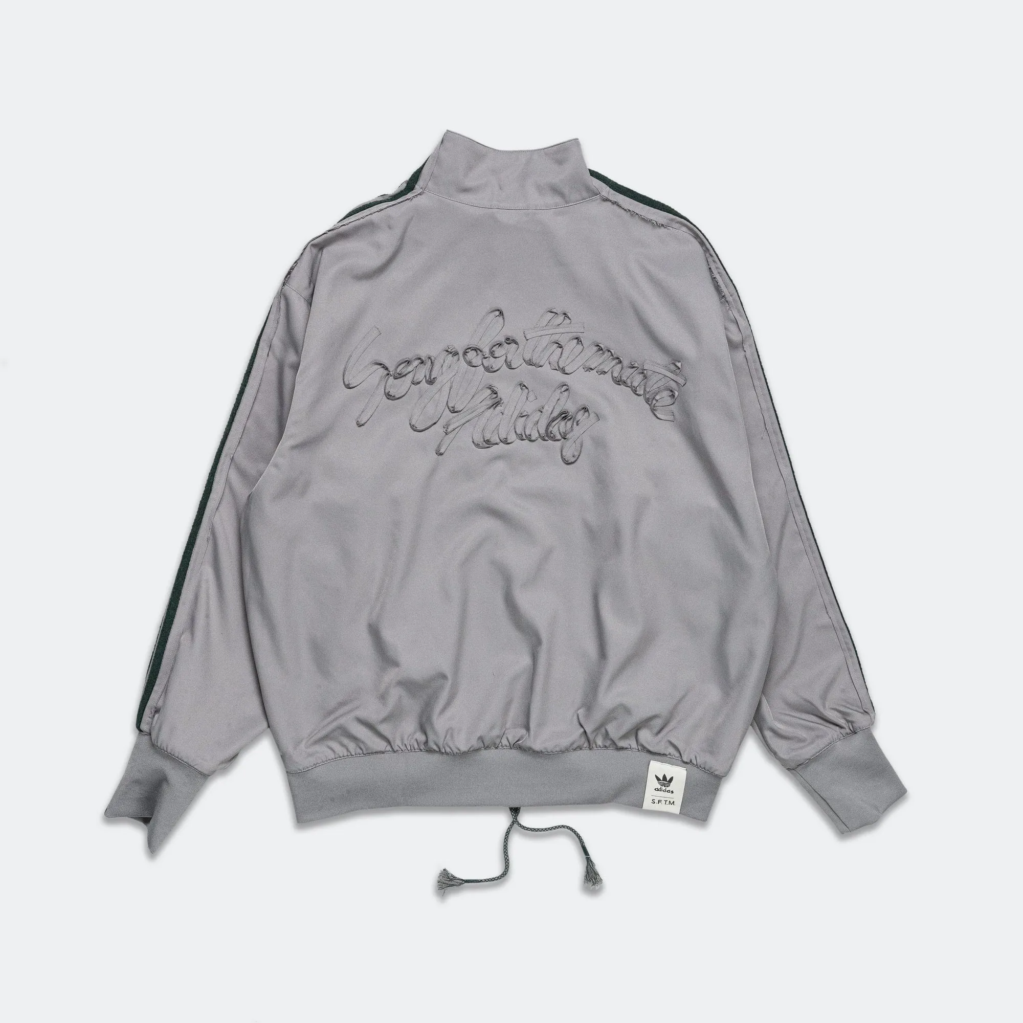 Adi004 Track Jacket x SFTM - Grey/Core Green