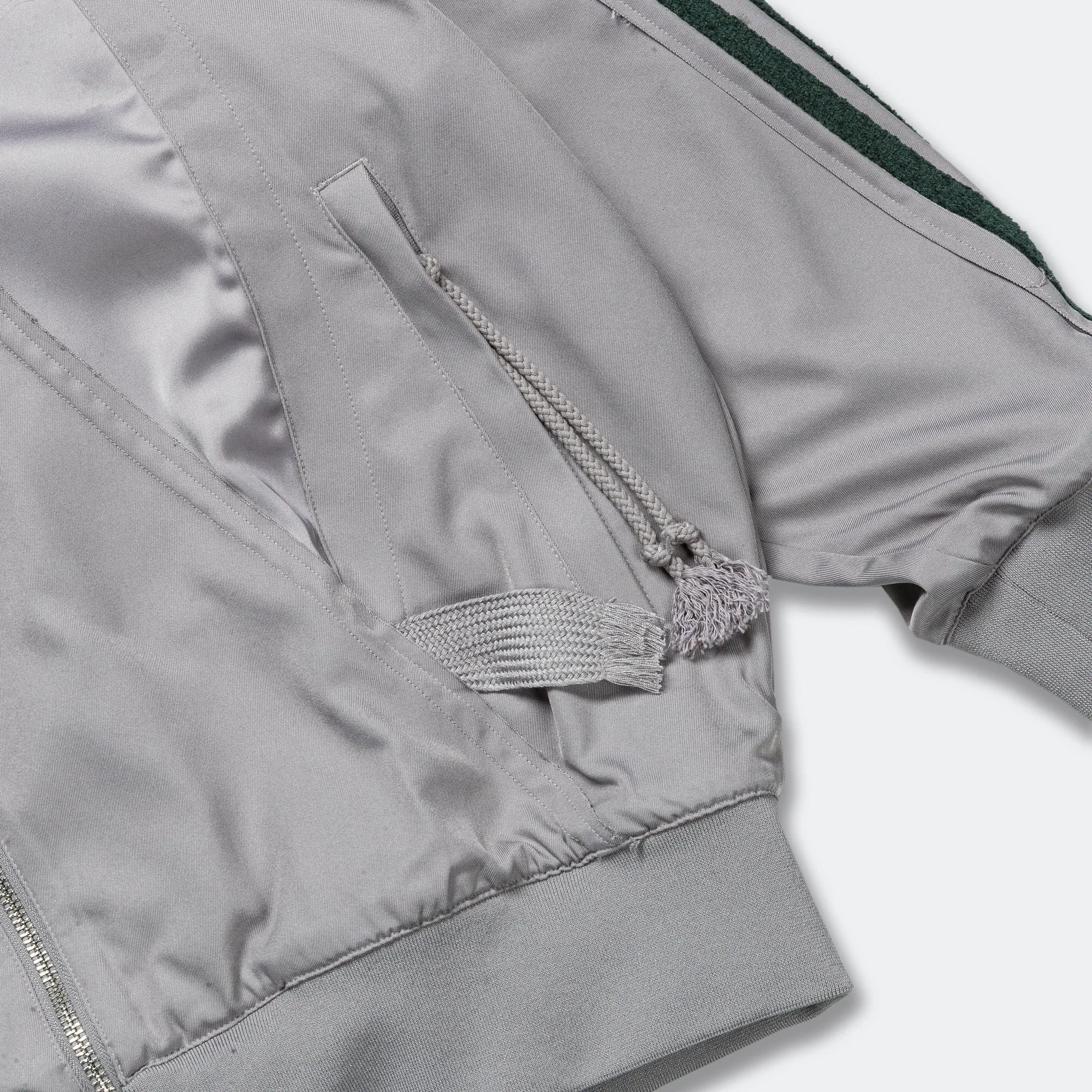 Adi004 Track Jacket x SFTM - Grey/Core Green