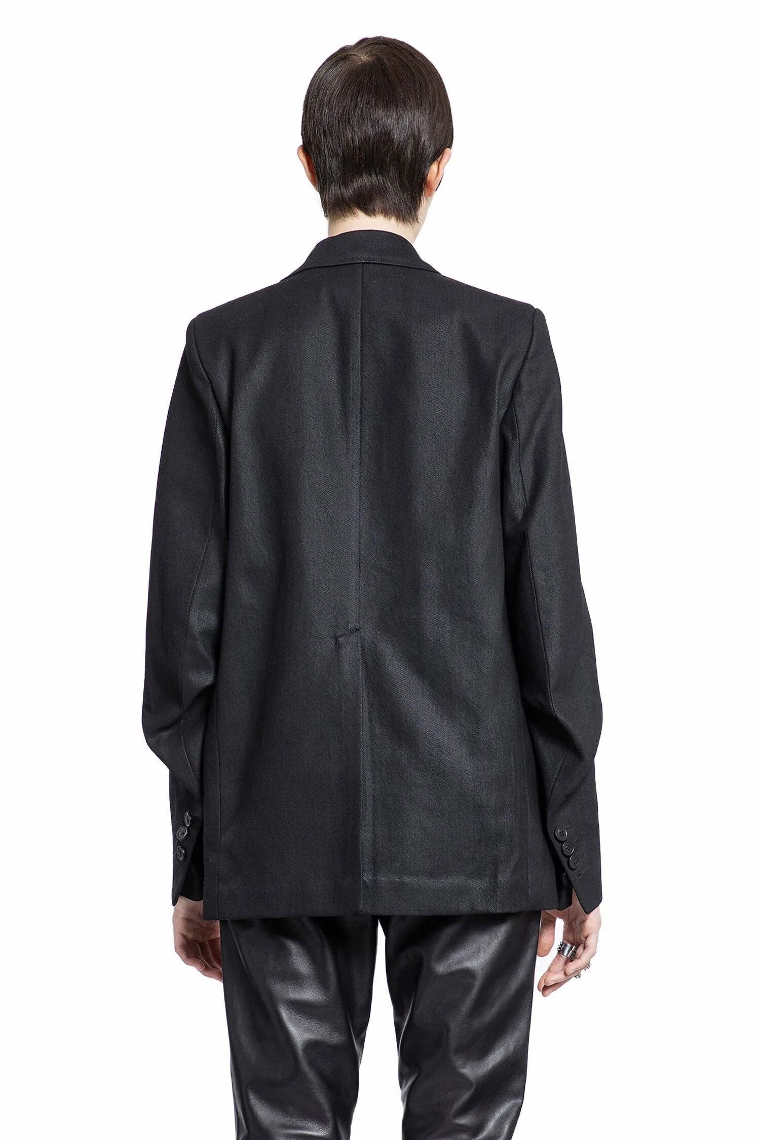 ANN DEMEULEMEESTER WOMAN BLACK BLAZERS