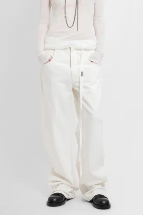 ANN DEMEULEMEESTER WOMAN WHITE JEANS