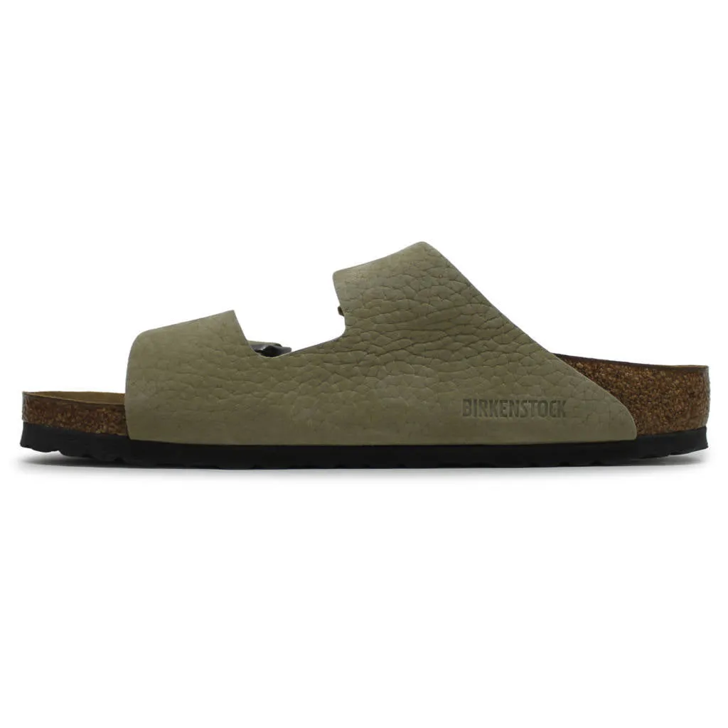 Arizona BS Nubuck Leather Unisex Slides Sandals