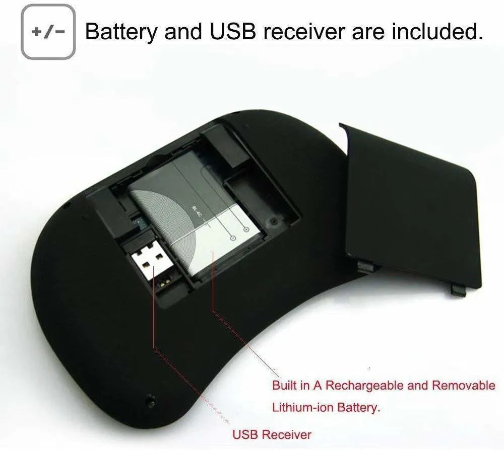 Backlit Mini Keyboard with Touchpad for Laptop/ Tabs/ TV