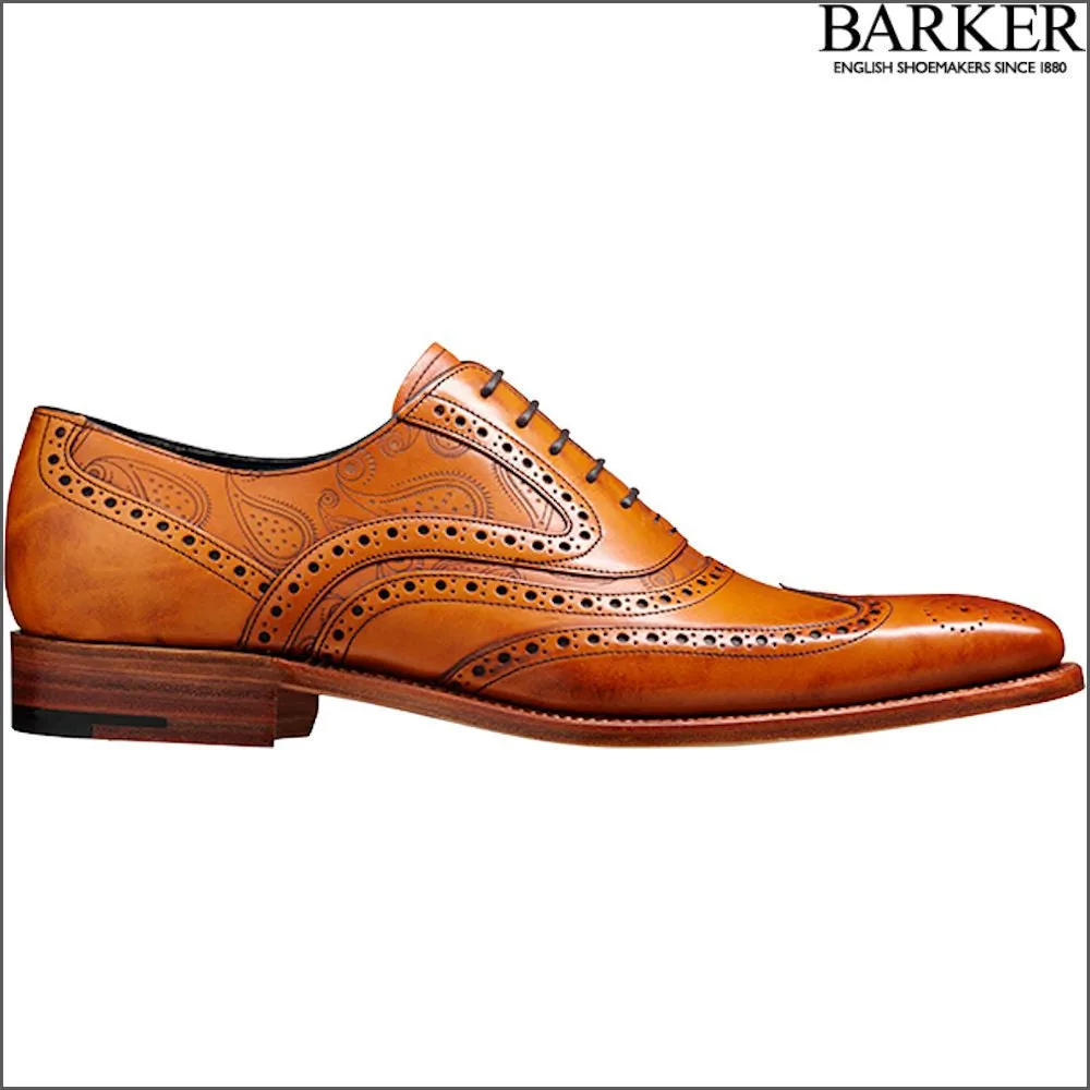 Barker McClean Cedar Calf/Paisley  