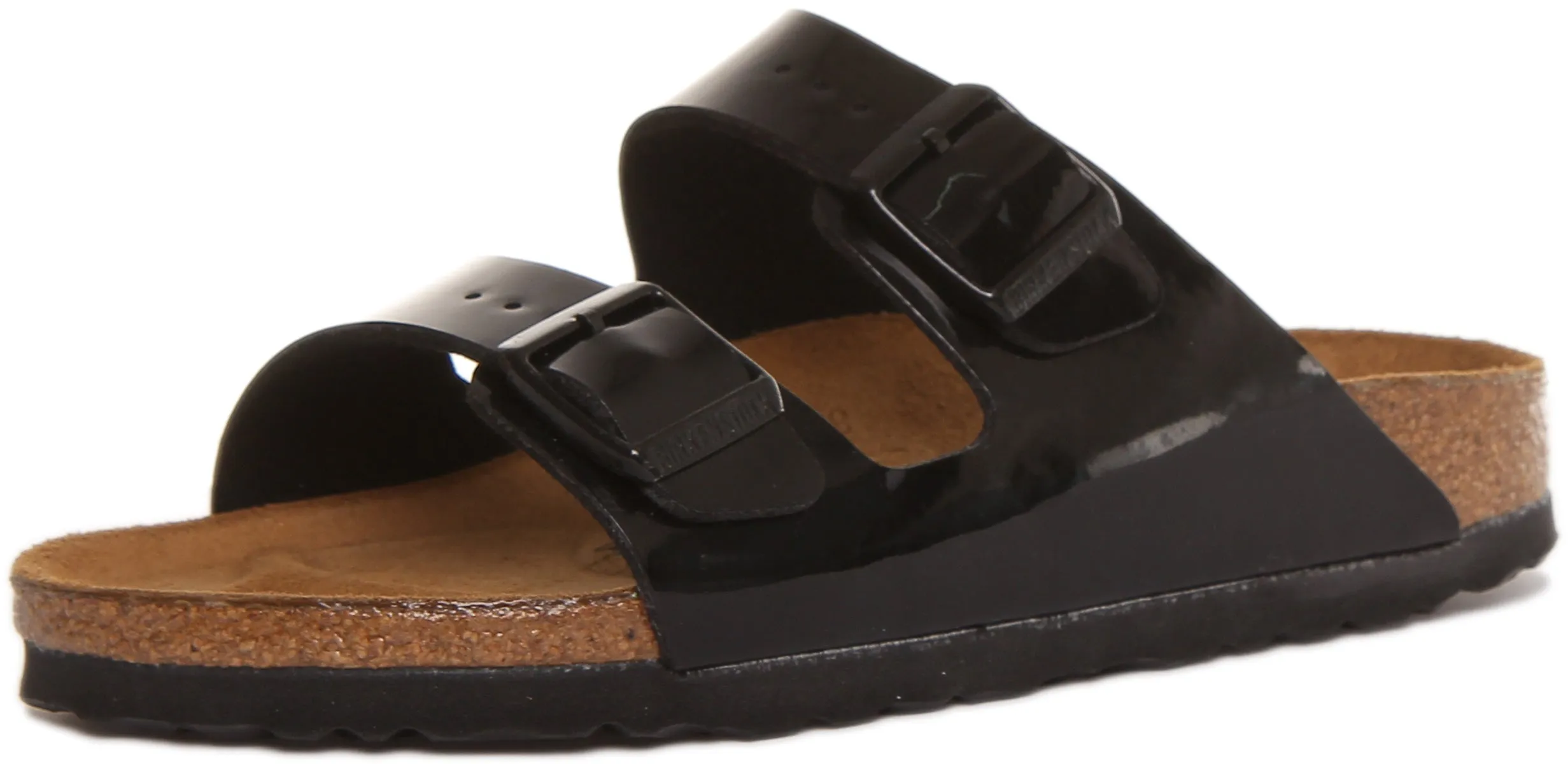 Birkenstock Arizona In Black Patent For Women | Narrow Fit