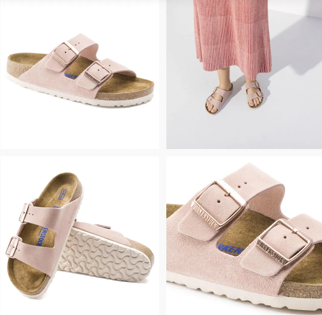 Birkenstock Arizona Light Rose Soft Floor Bed