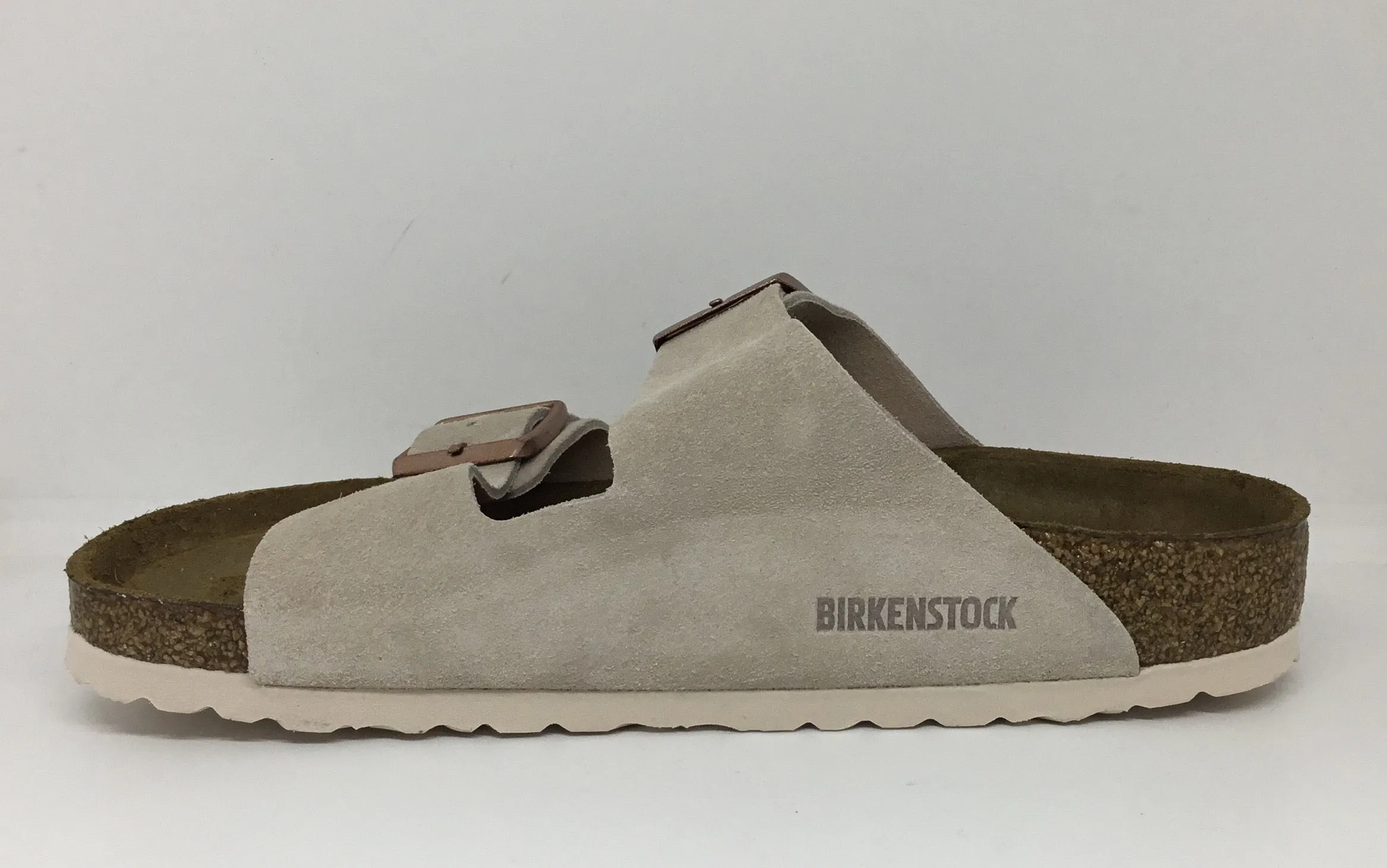 Birkenstock Arizona Nude Suede Soft footbed Regular Fit