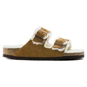 BIRKENSTOCK ARIZONA SHEARLING MINK - WOMENS