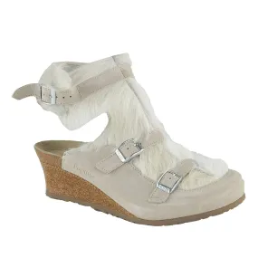 Birkenstock Papillio Anuk Fur Shoes Artic Ethnic Off White 42 N