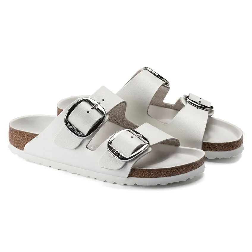 Birkenstock Women's Arizona Big Buckle Leather (White - Regular fit)