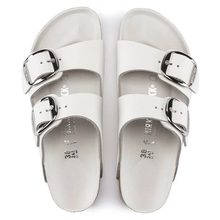 Birkenstock Women's Arizona Big Buckle Leather (White - Regular fit)