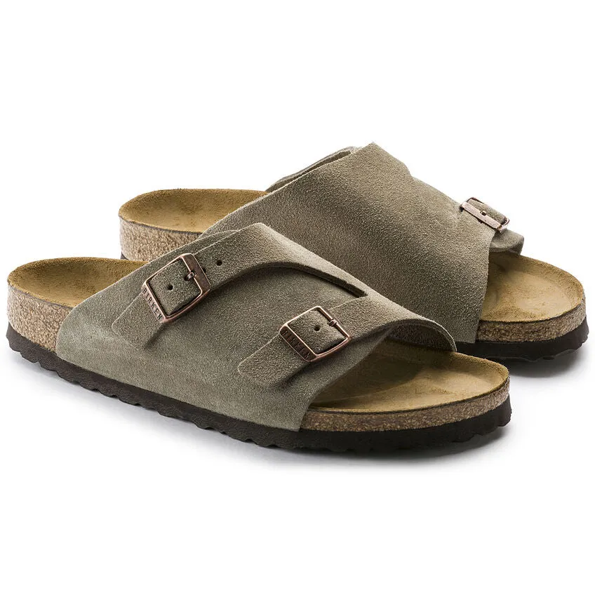 Birkenstock Zurich Sandal - Taupe Suede