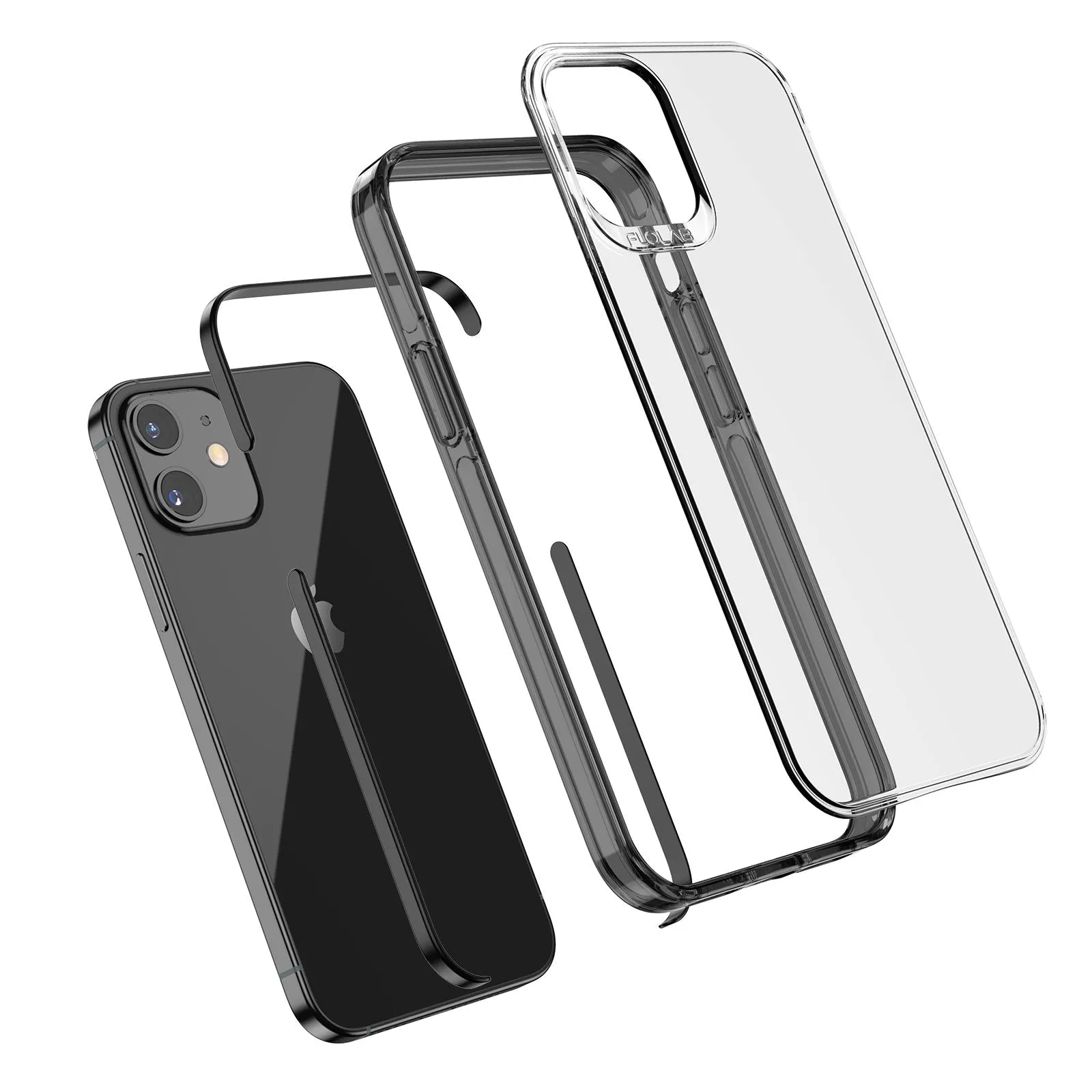 Black case iPhone 12 Pro TAFFYCA Series