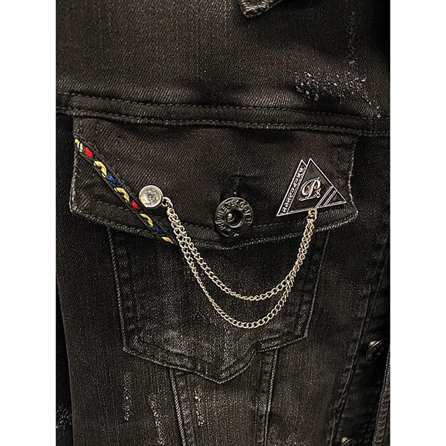 Black Ice Denim Jacket