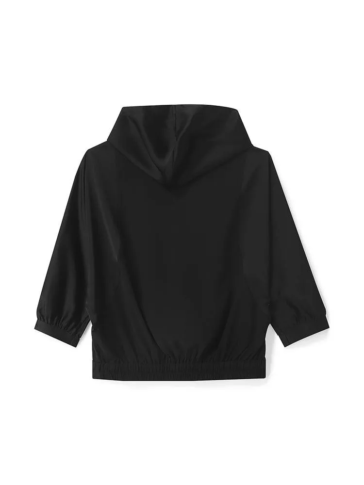 Black Smoothy Triacetate Coat