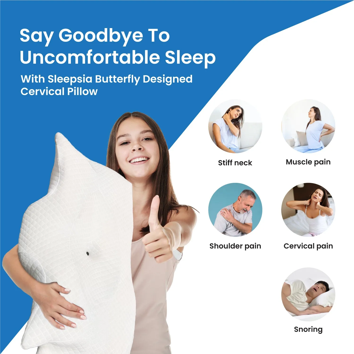 Cervical Butterfly Pillow