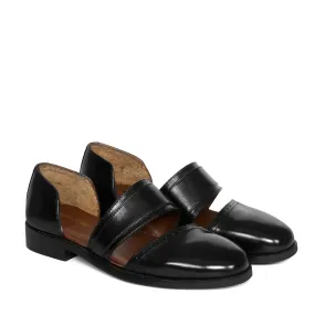 Classic Black Peshawari Sandals