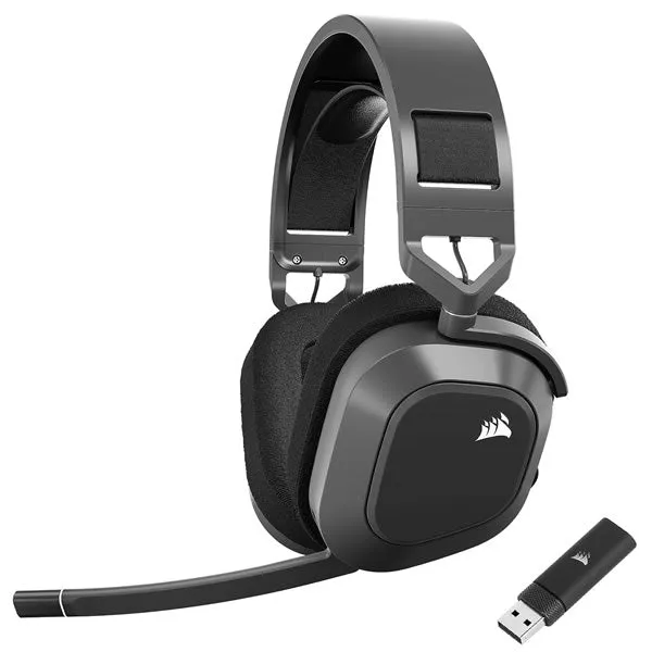 Corsair HS80 MAX RGB Wireless Premium Gaming Headset - Steel Grey