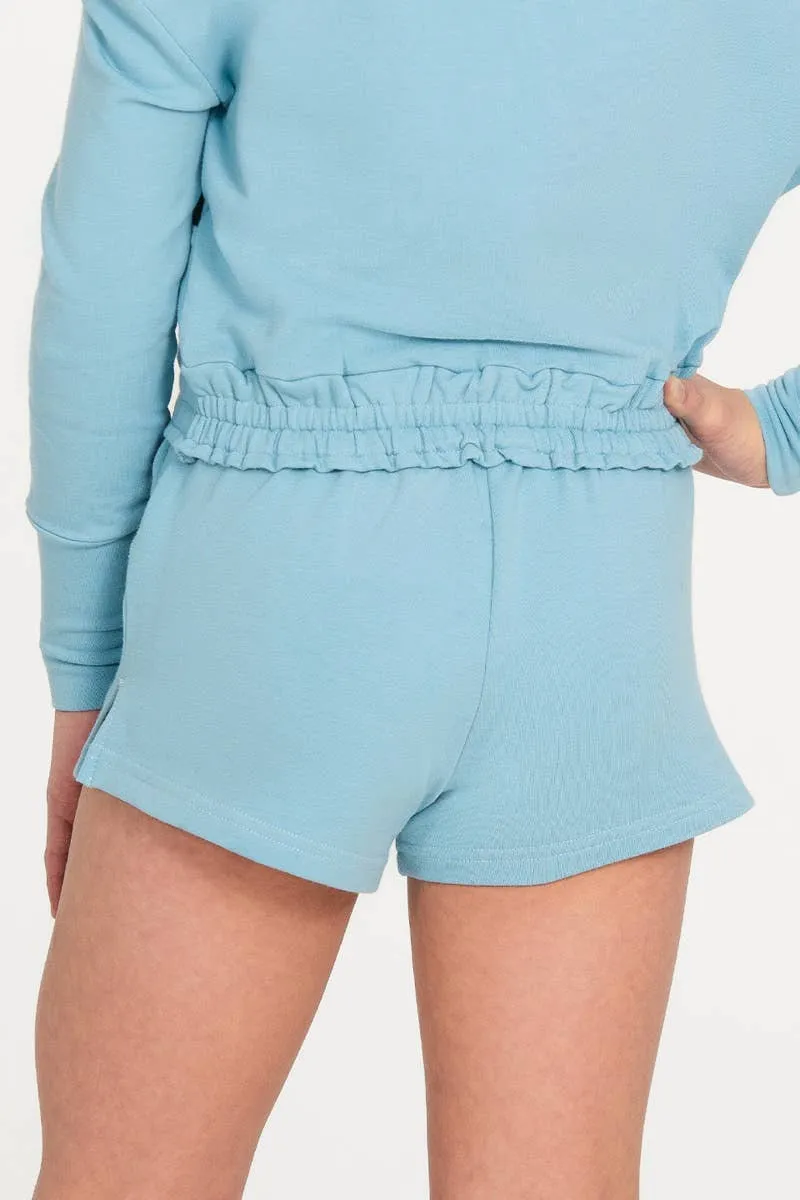 Cozy Short in Arctic Blue