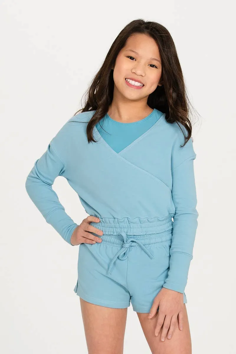 Cozy Short in Arctic Blue