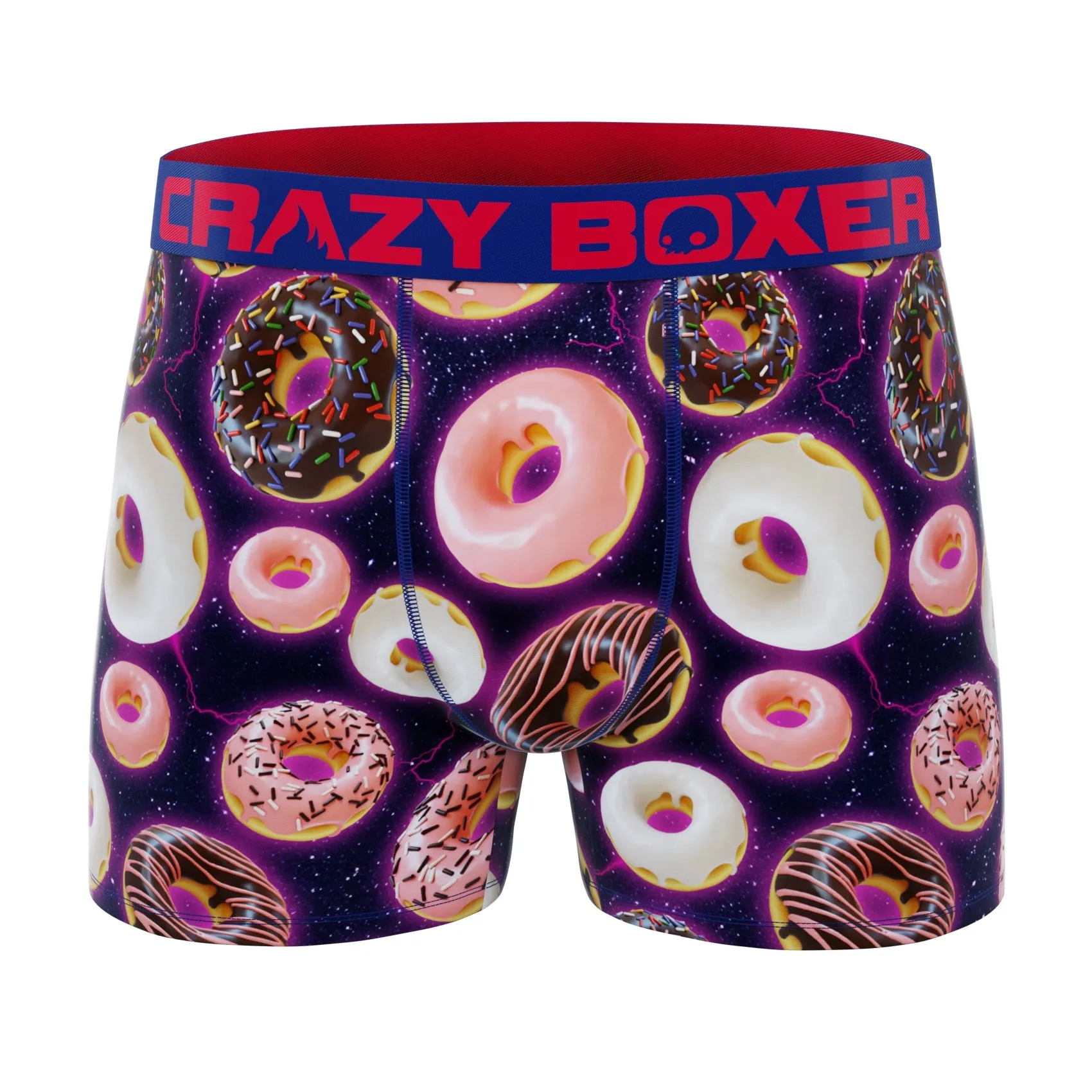 CRAZYBOXER Tropical Donut Men's Boxer Briefs (2 pack)