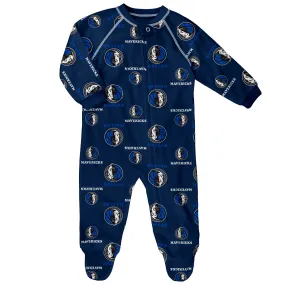 DALLAS MAVERICKS NIKE OUTERSTUFF NEWBORN ZIP-UP MAVERICKS ONESIE