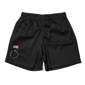 Elite Contender Mesh Shorts - Black/Gold