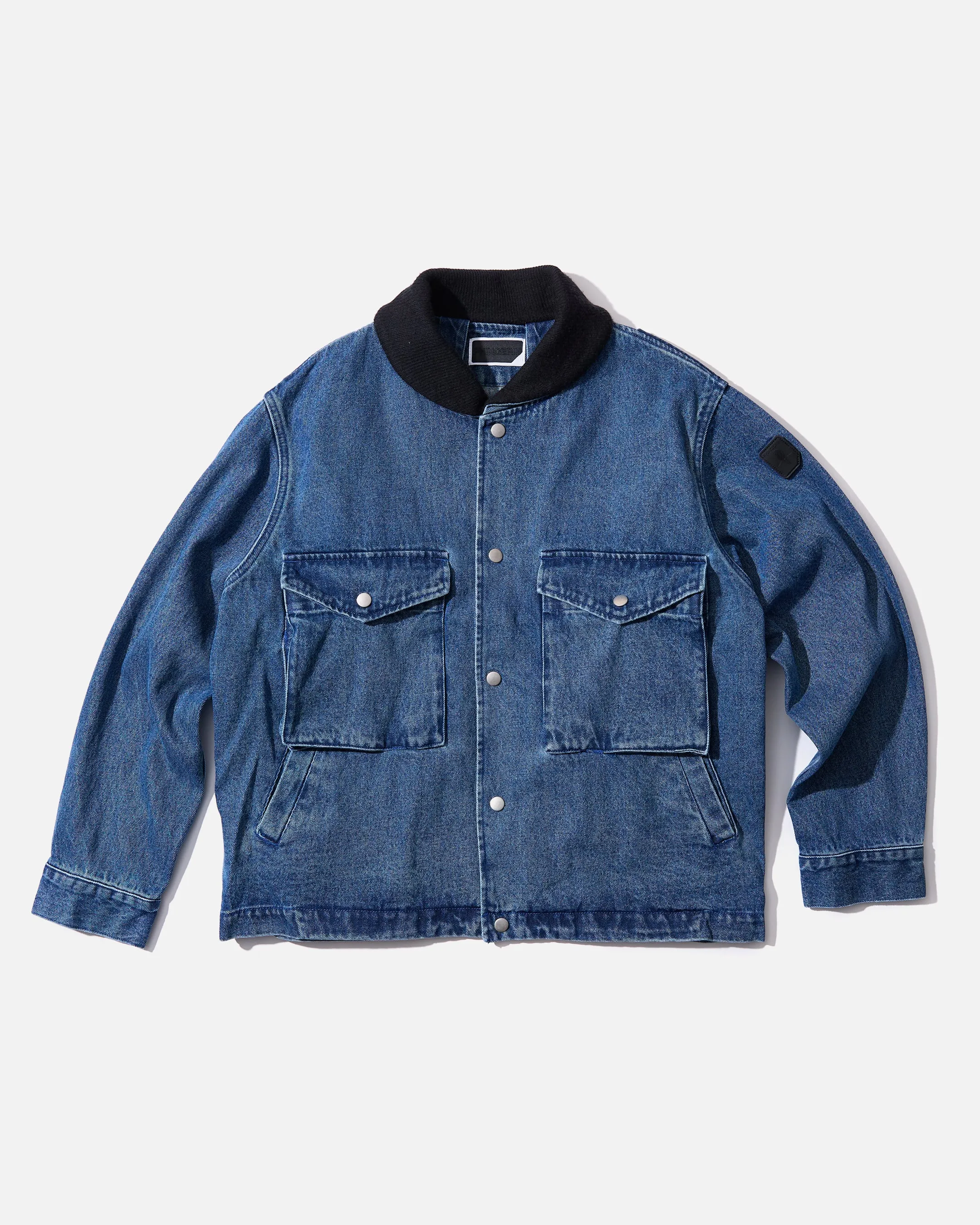 Float Denim Blouson - Blue