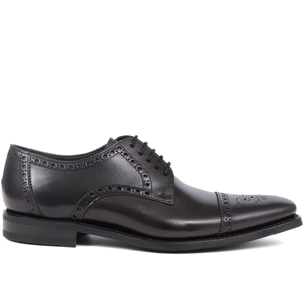 Foley Calf Leather Derby Brogue - FOLEY / 27254229