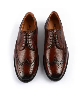 Full Brogue Derby - Cognac (Wide)