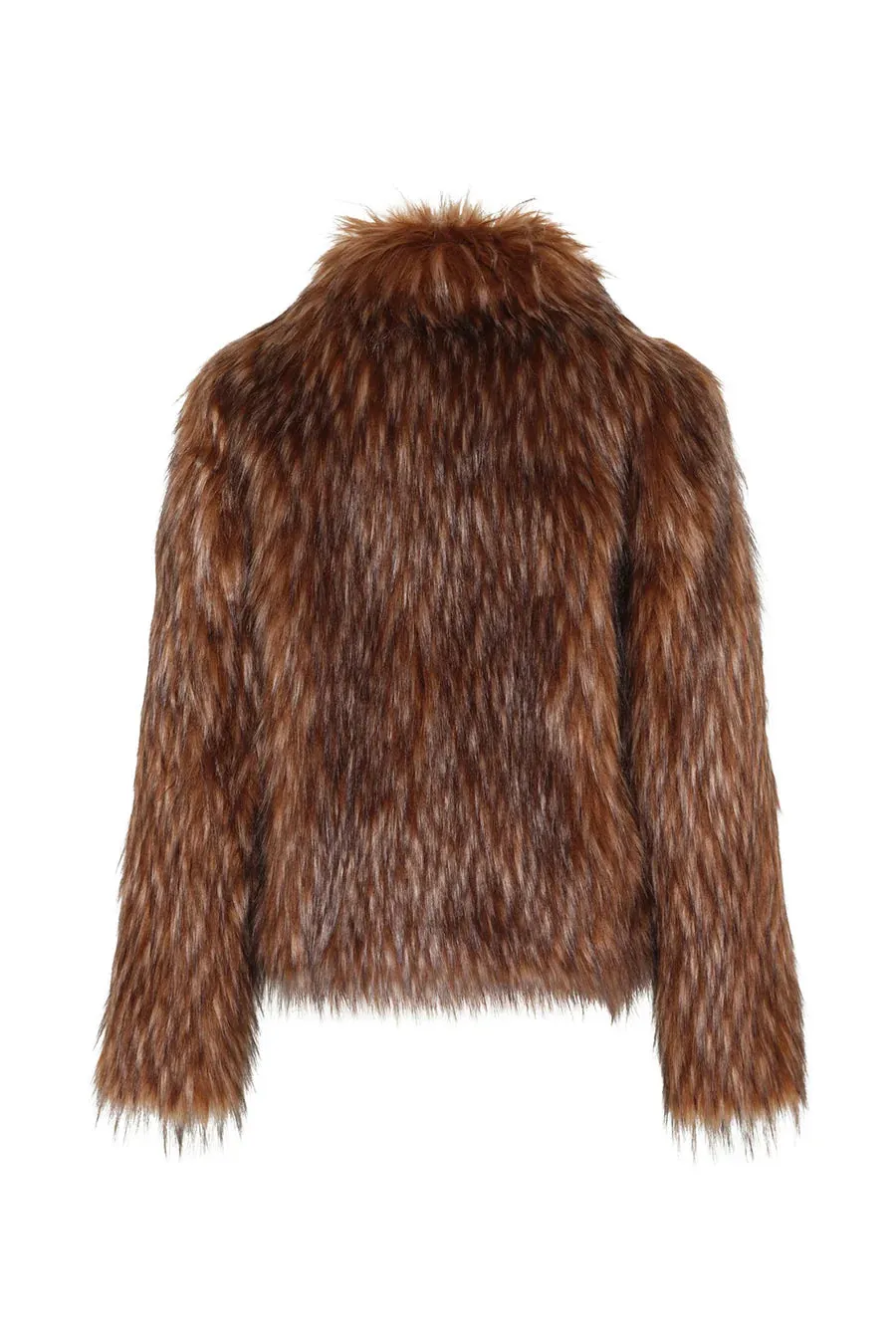 Fur Delish Jacket | Brown Raccoon