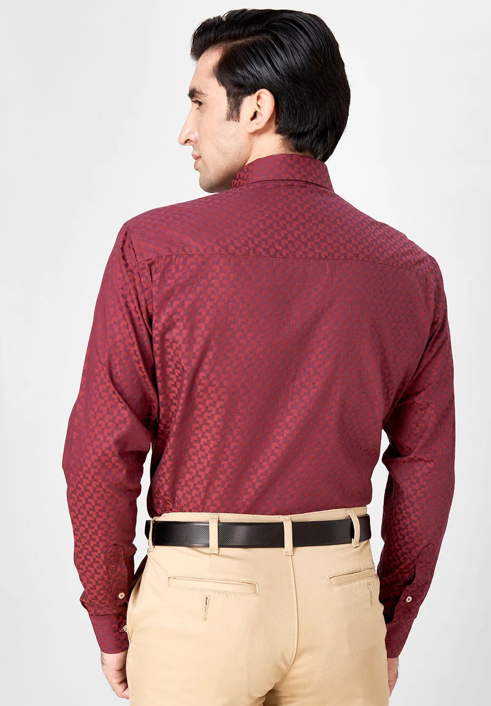 Giza Pure Cotton Formal-Slim Fit Shirt - S39097