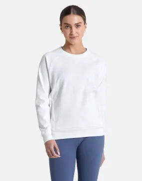 Gym Coffee Essential Crew (Womens) - Ivory White