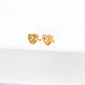 Heart Ace Studs