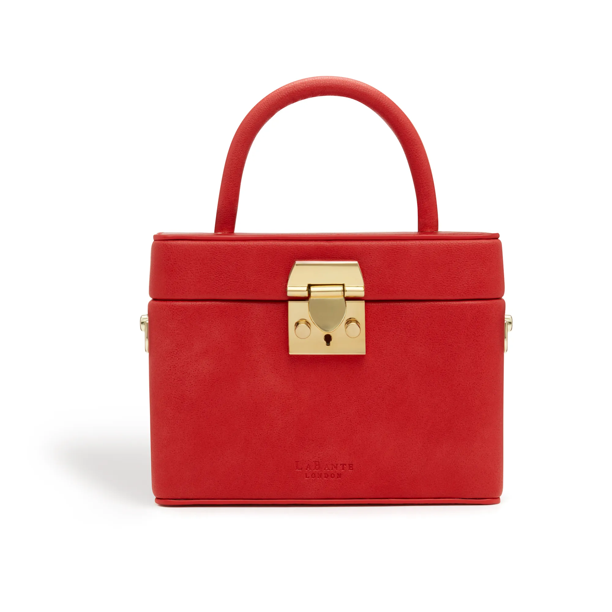 Mae Red Vegan Crossbody Satchel