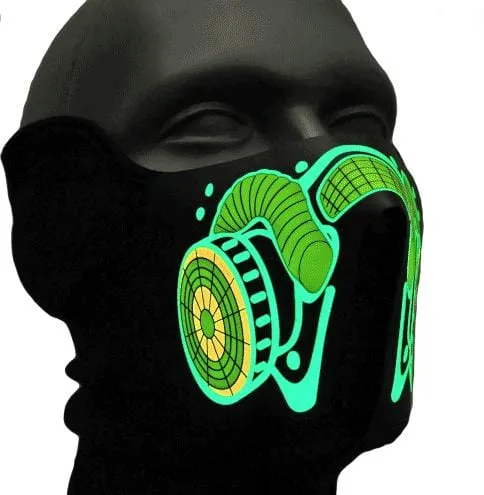 Mugsy Beatz LED Music Activate Face Masks