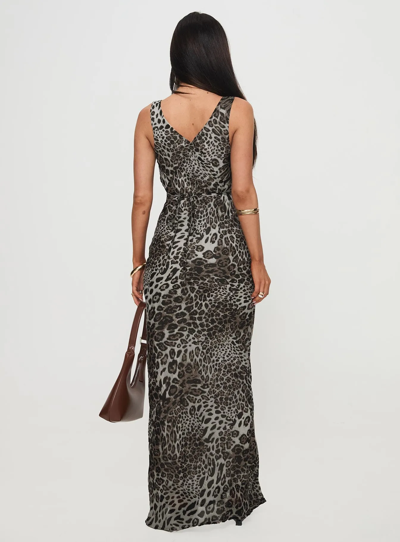 Nellie Maxi Dress Leopard