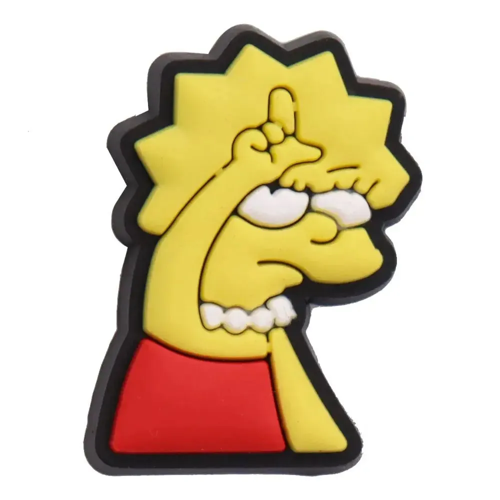 PVC The Simpsons Shoe Charms for Party Decor - 1 Pack