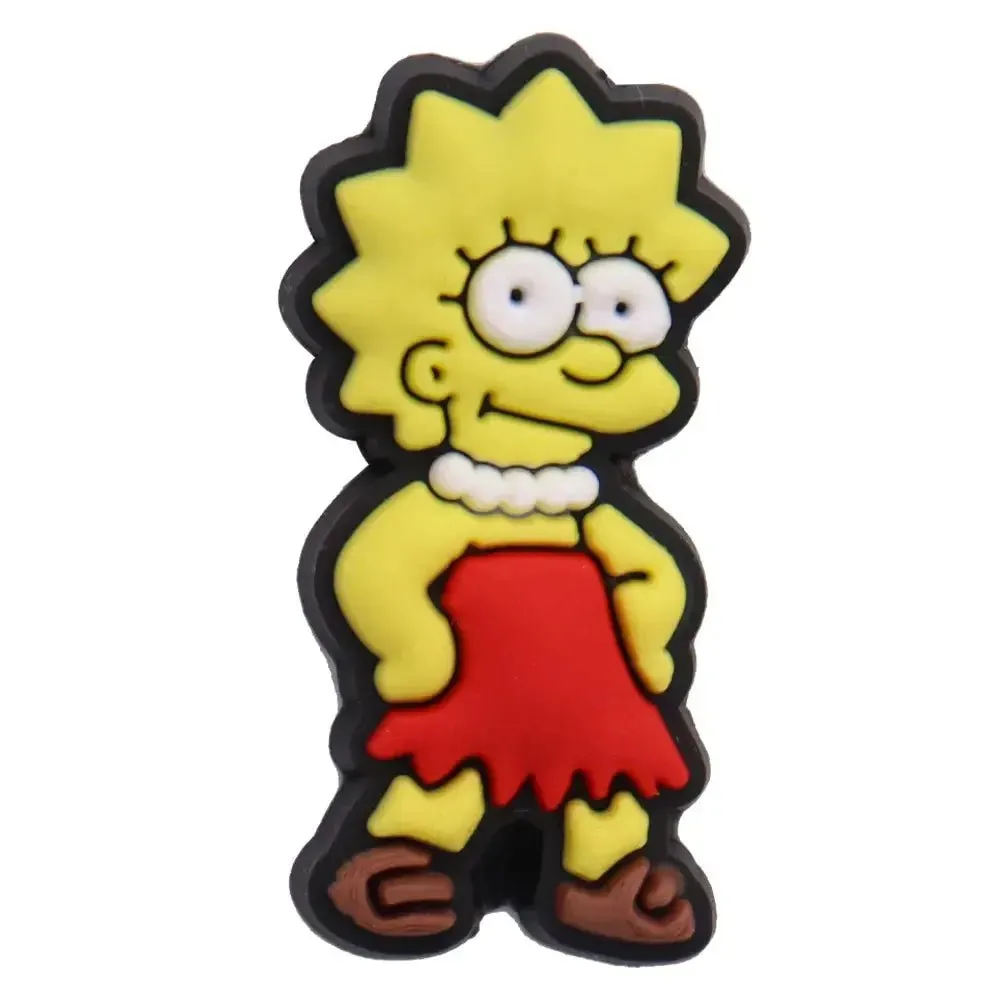 PVC The Simpsons Shoe Charms for Party Decor - 1 Pack