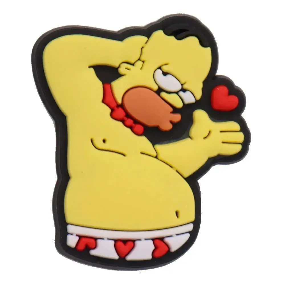 PVC The Simpsons Shoe Charms for Party Decor - 1 Pack