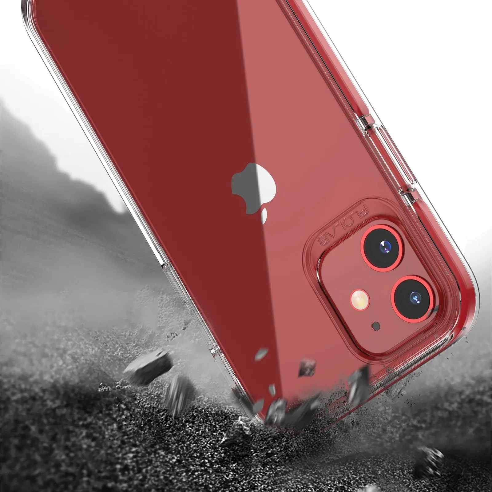 Red iPhone 12 Cases TAFFYCA Series