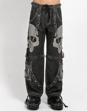 SCARE DARK STREET PANT BLACK DENIM