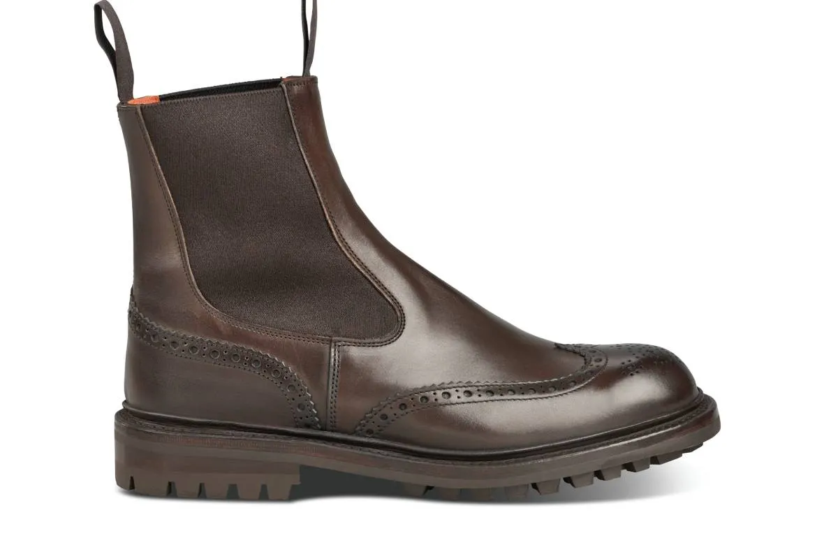 Silvia Country Dealer Boot - Espresso Burnished