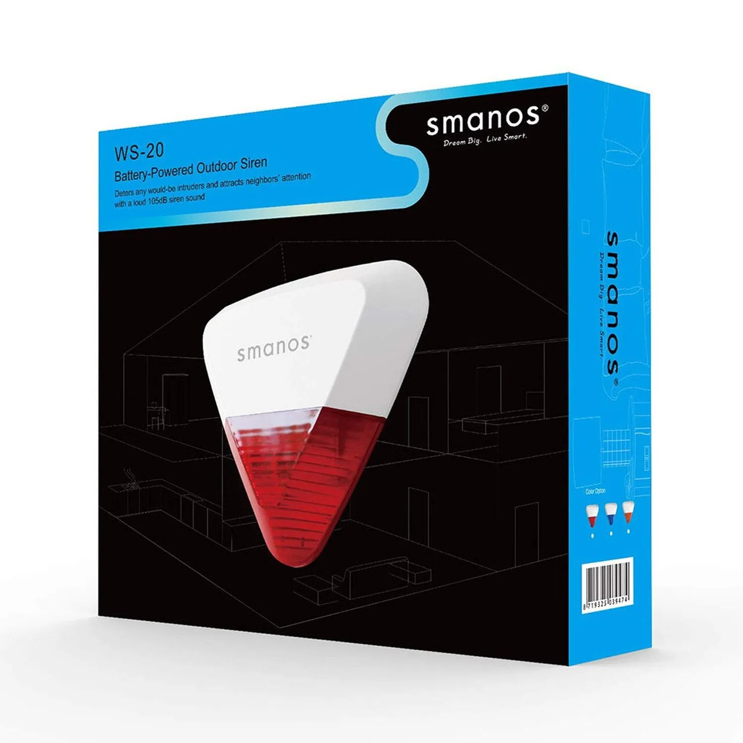 Smanos Wireless Outdoor Siren