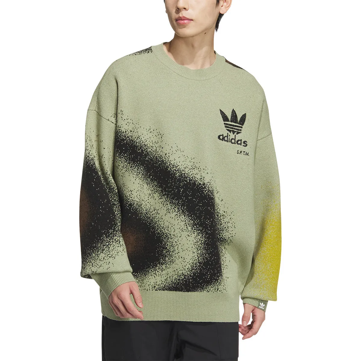   Song For The Mute SFTM-004 Knit Sweatshirt 'Tent Green'