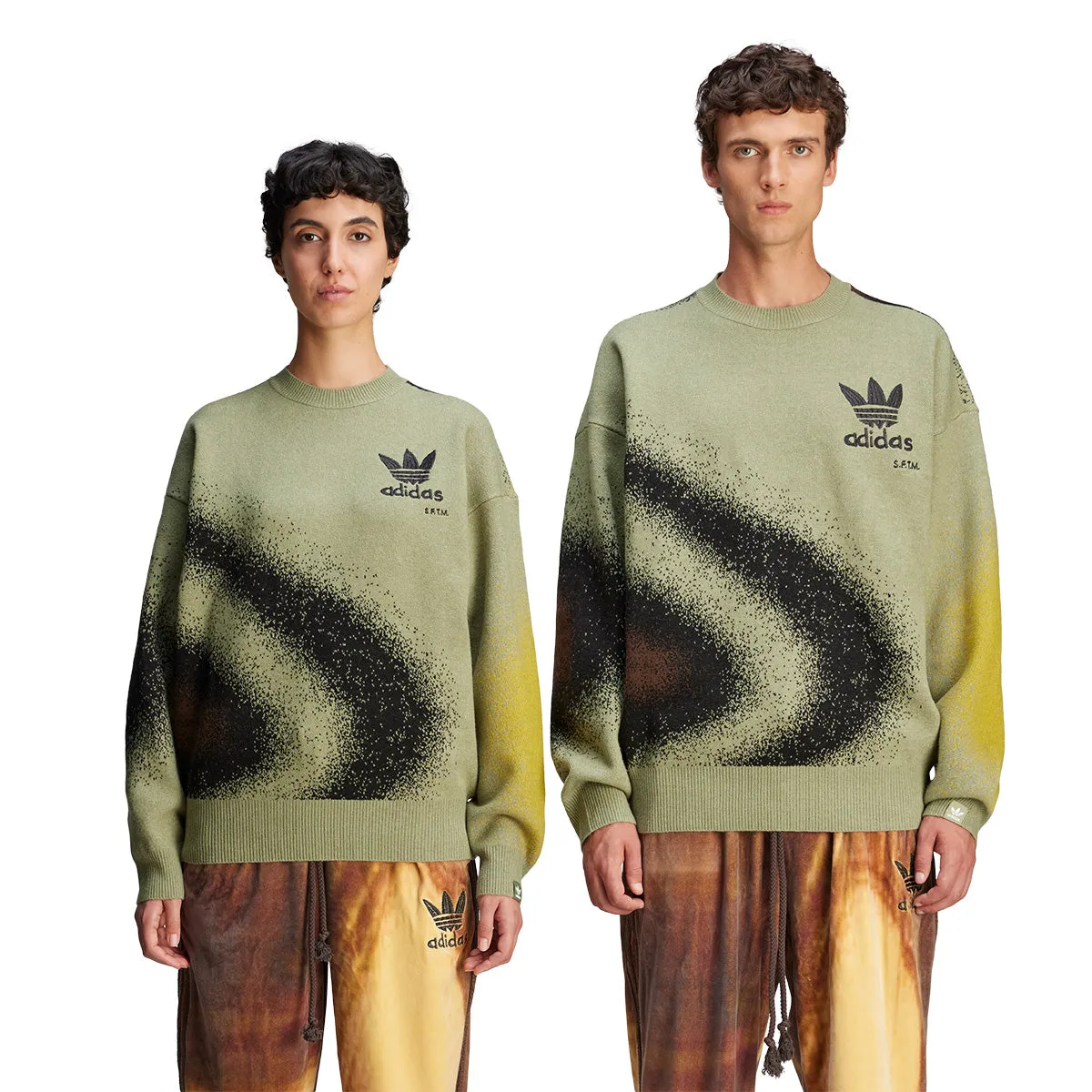   Song For The Mute SFTM-004 Knit Sweatshirt 'Tent Green'