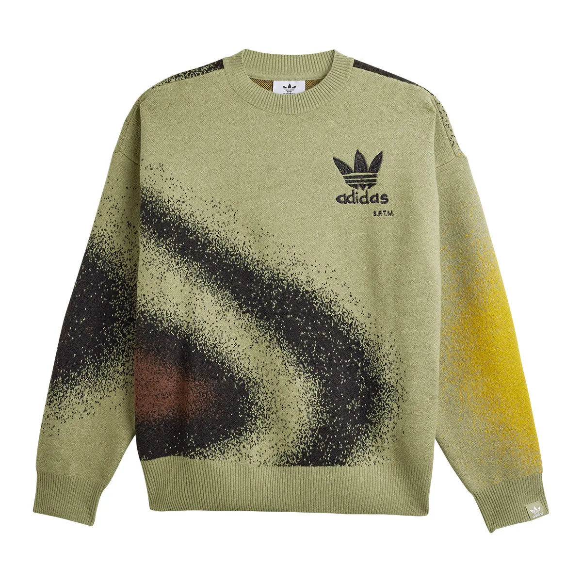   Song For The Mute SFTM-004 Knit Sweatshirt 'Tent Green'