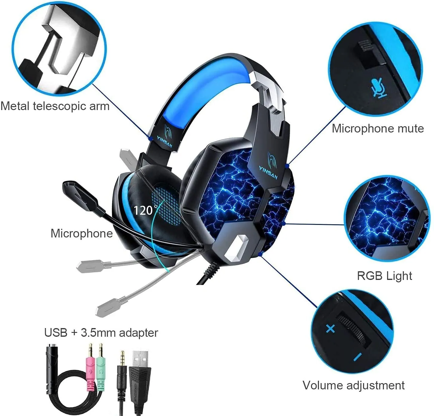 Yinsan TM-5 Gaming Headset